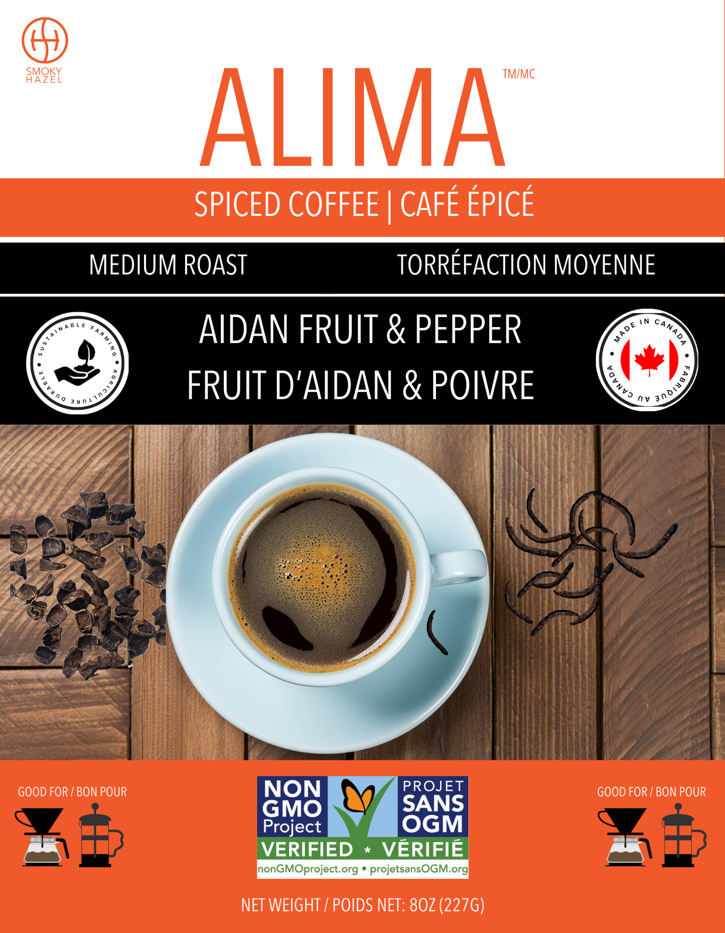 Coffee: Peppery Caramel