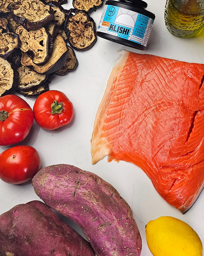 Salmon and Sweet Potato Stew