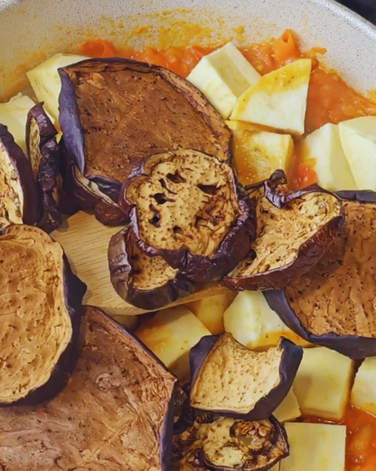 Salmon and Sweet Potato Stew