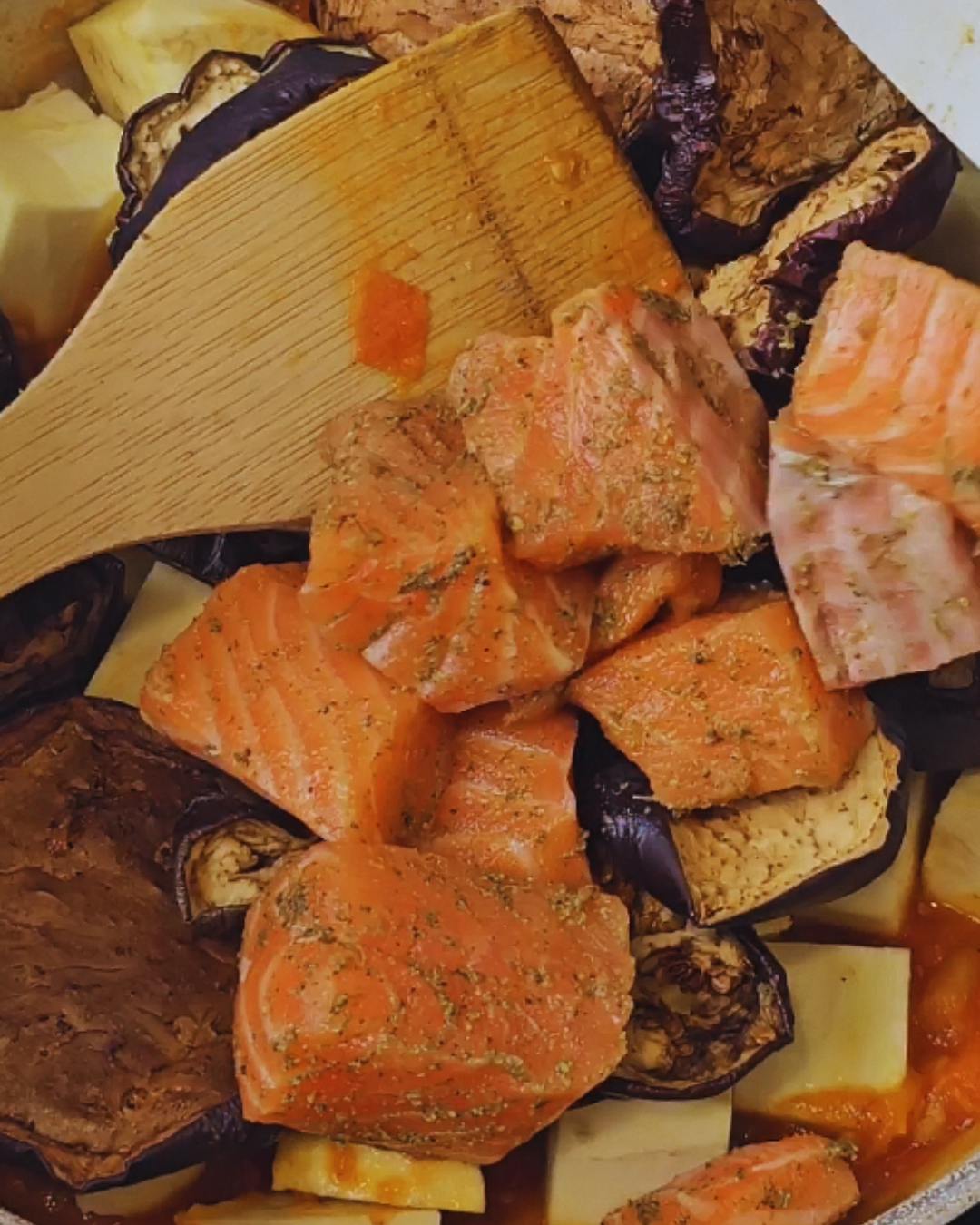 Salmon and Sweet Potato Stew