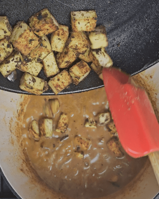 Tofu and Nut Stew