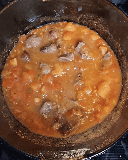 Beef Tomato Stew with Basmaty Rice