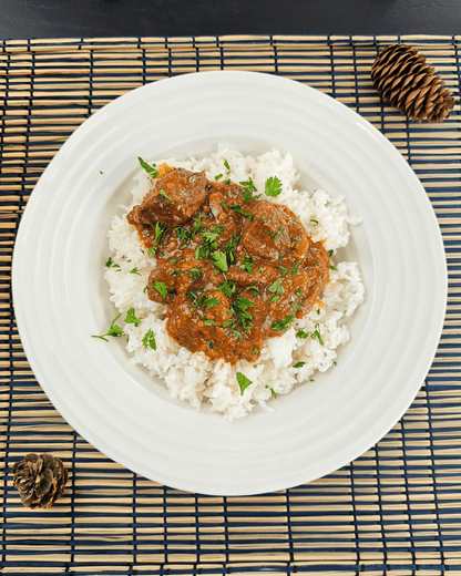 Beef Tomato Stew with Basmaty Rice