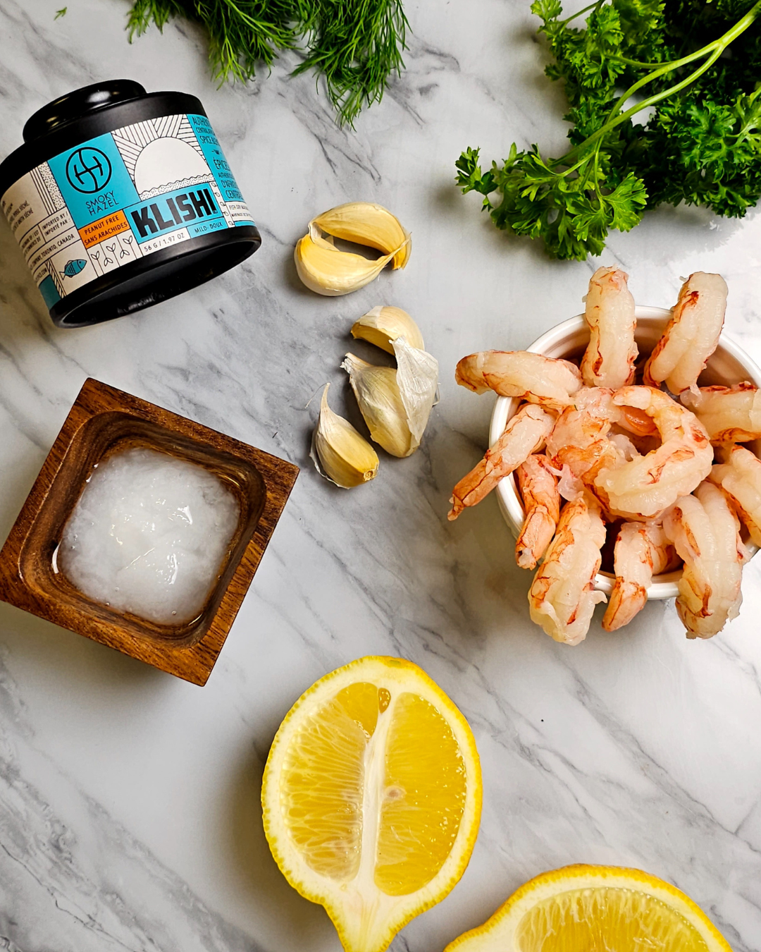 Crevettes Klishi sautées