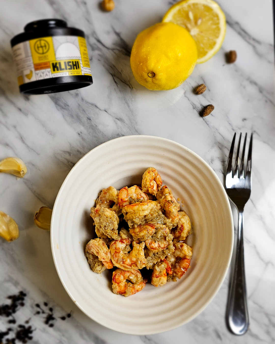 Crevettes Klishi sautées